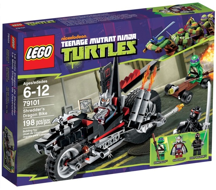 LEGO Ninja Turtles 79101 Trhačova dračí motorka