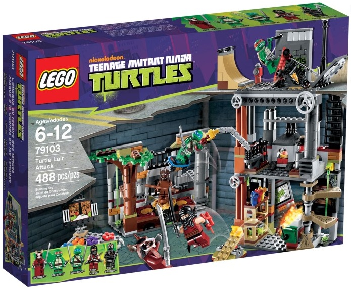 LEGO Ninja Turtles 79103 Útok na želví doupě