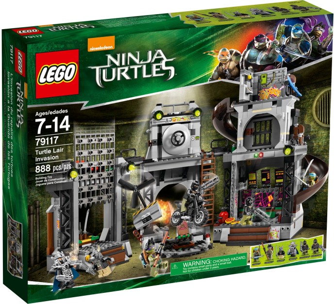 LEGO Ninja Turtles 79117 Invaze do želvího doupěte