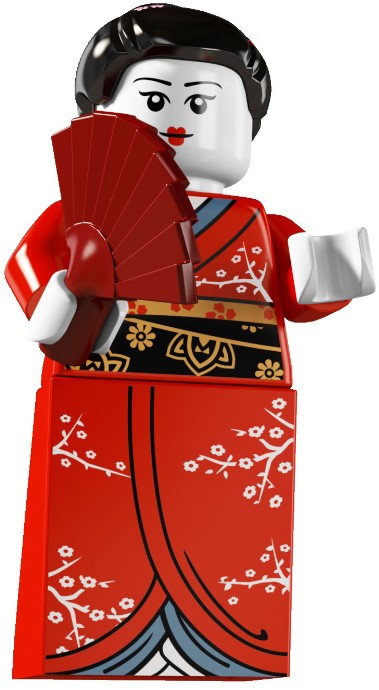 LEGO Minifigurky 8804-02 4.série Gejša
