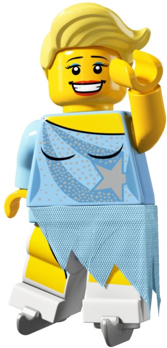 LEGO Minifigurky 8804-15 4.série Krasobruslařka